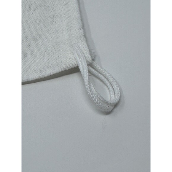 See By Chloe White Drawstring Dust Bags x2 Travel Shoes Purse Storage 13.5”x12” - Picture 5 of 6